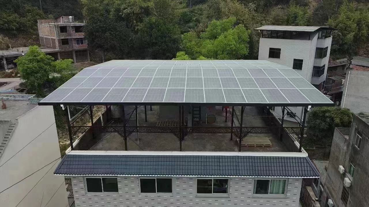 燕郊15kw+10kwh自建别墅家庭光伏储能系统